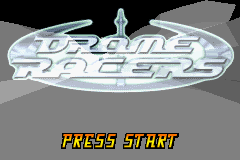 Drome Racers title screen for GameBoy Advance